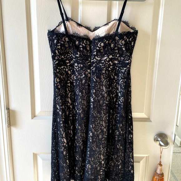 Brand new White House Black Market strapless black lace dress 🖤💥 - Picture 6 of 12